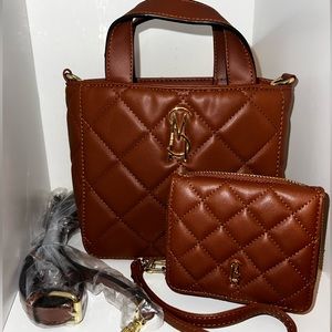 Steve Madden bag/wallet set